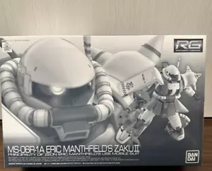 BANDAI RG MS-06R-1A Eric Manthfield Zaku II Gundam kit scala 1/144 NUOVO - Foto 1 di 3