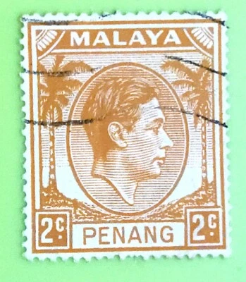 Malaya 1949 Penang King George VI 2c - 1v Used #6 - Image 1 of 2