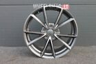 Audi style R17 5x100 alloy wheels 4x17 inch grey 7.5j rims VW Skoda Seat