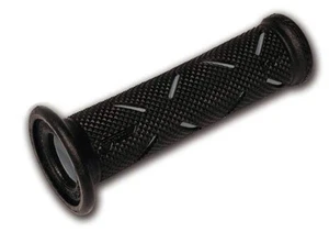 PROGRIP MANOPOLE GP RACING FORATE DUAL DENSITY SYSTEM BICOLORE GRIGIO-NERO 717 - Imagen 1 de 1