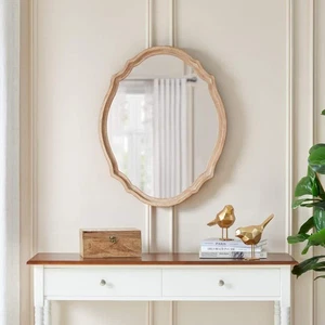 Colección Decoradores Hogar Mediana Francesa País Ovalada Madera Natural Ornamentada Enmarcada - Imagen 1 de 9