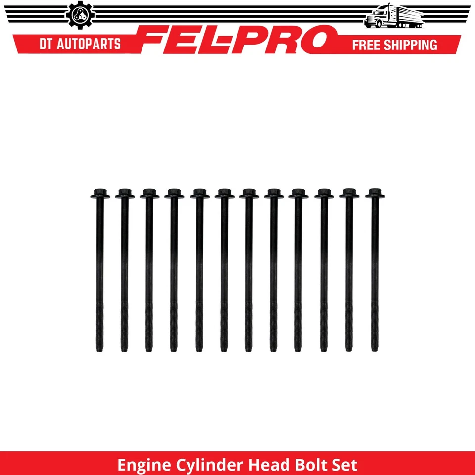 Juego de pernos de culata de motor Fel-Pro de 6,8 L para Ford F-450 Super Duty 1999-2019 Foto 1 de 1