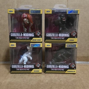Godzilla Kong Set Bundle 4 Figures! Metalfigs Jada Toys Collectibles NEW SEALED - Picture 1 of 2