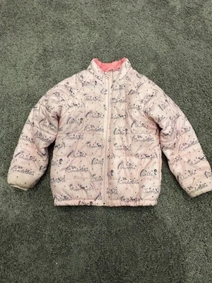 Jaqueta Princesa Disney Rosa Meninas Tamanho 5-6 - Bom Estado - Imagem 1 de 3