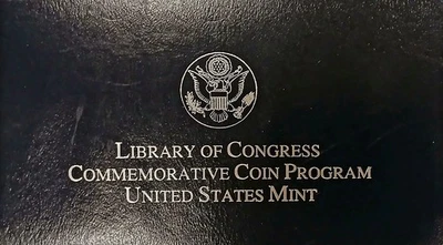 HARDER 2000-S LIBRARY OF CONGRESS SILVER $1 W/BOX & COA [Starting Below Spot] - Image 1 of 4