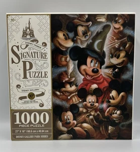 New Disney Parks 90th Mickey Mouse Through The Years Signature Puzzle 1000 Piece - Picture 1 of 4