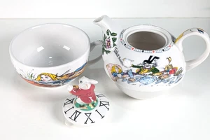 Alice in Wonderland Stackable Tea for One by Paul Cardew Teapot and Cup Rabbit - Picture 1 of 19