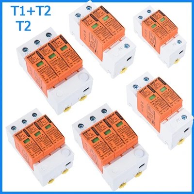 SROCHN Überspannungsschutz Blitzschutz Kombiableiter Solarpanel DC1000V T2 T1+T2 B+C C