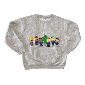 Peanuts Kid's Charlie Brown Light-Up Holiday Crewneck Sweatshirt - Picture 1 of 2