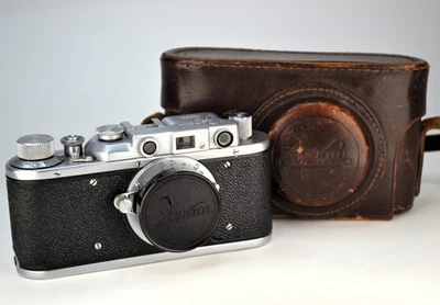FULLY SERVICED! SOVIET USSR "ZORKI 1" RF camera + INDUSTAR-22 lens f3.5/50 (02) - Photo 1/4