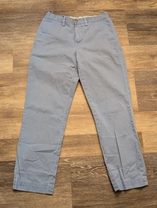 Polo Ralph Lauren Pants Men's 30x30 Bedford Chino Twill Blue Preppy Workwear - Picture 1 of 10