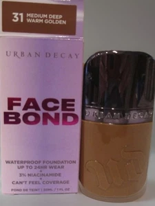 URBAN DECAY ~ FACE BOND WATERPROOF FOUNDATION UP TO 24 HR ~ # 31 MEDIUM DEEP - Picture 1 of 1