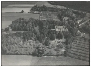 ZZ-1919/ Gera Sanatorium Scheibengrobsdorf  Foto Luftbild 18 x 13 cm ca.1938 - Bild 1 von 2