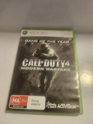 Call Of Duty 4 Game Of The Year Edition Xboz 360 Game With Manual - image 1 of 3