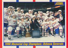 1990-91 Score Canadian #330 OSHAWA GENERALS - Memorial Cup Champions