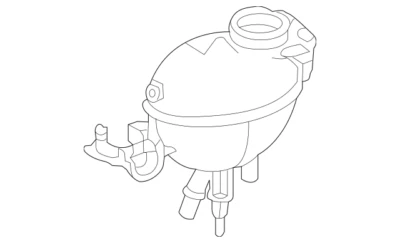 Tanque de expansión Mercedes Benz genuino C63 AMG S C63 AMG 2008-2021 2045000949 Foto 1 de 3