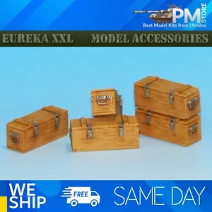 Cajas de munición de madera Eureka E-014 1/35 para 5 cm Kw.K.39 5 piezas de resina - Imagen 1 de 4