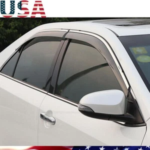 Apto para Toyota Camry 2012-17 cromo ventana ventilación visera sol lluvia deflector protector * - Imagen 1 de 12