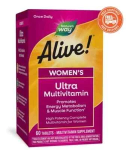 Natures Nature's Way Alive Women's Ultra Multivitamin - 60 Tablets EXP 04/26 - Picture 1 of 2
