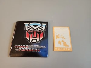 De colección Transformers Inferno Premios disfrazados hierro en parche 1986 - Imagen 1 de 5