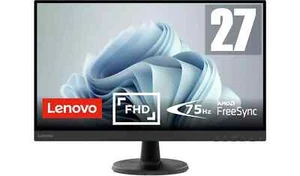 Lenovo D27-40 27" Full HD FreeSync Anti Glare 75Hz 4ms WLED Gaming Monitor - Picture 1 of 15
