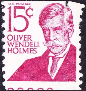 US Stamp Scott # 1305E Coil Single with Partial Plate Number - 15 Cents Holmes - Picture 1 of 1