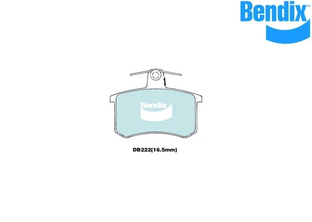 Pastilla de freno Bendix RR EURO para Audi 90 89-91 2.3 E 20V Quattro DB222 EURO+ Foto 1 de 1