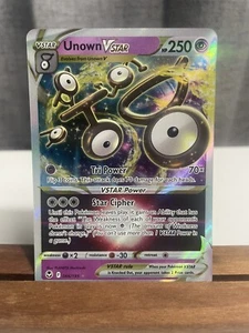 Unown VSTAR 066/195 Swsh12: Sword & Shield - Silver Tempest Holo - Picture 1 of 2