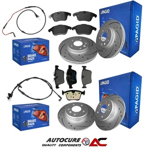 GELOCHTE BREMSSCHEIBEN & BELÄGE VORNE & HINTEN FÜR JAGUAR XE R-SPORT MK1 X760 2.0 PAGID - Bild 1 von 1