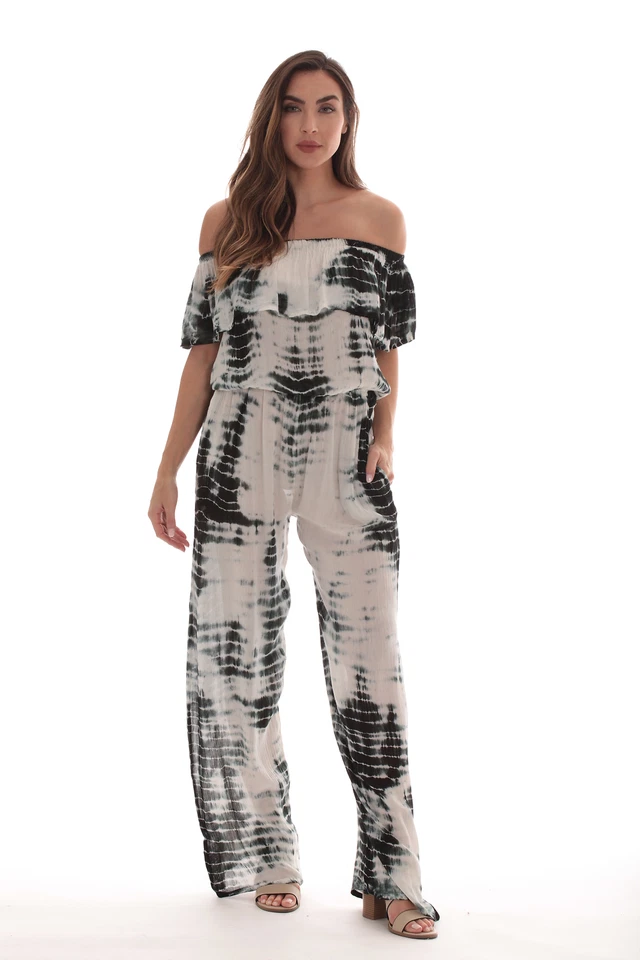 Mono Riviera Sun Rayón Crepé Tie Dye Foto 1 de 1