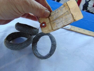 Lot 3 NOS Fitzgerald Exhaust Pipe Gaskets Chevrolet 6 1934 1935 1936 # 1808774 - Изображение 1 из 4