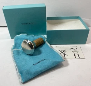 Tiffany Co Botella Esterlina Corcho Topper Alemania 925 - Imagen 1 de 12
