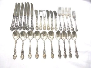 WALLACE VIOLET STERLING FLATWARE 27-pieces - Picture 1 of 21