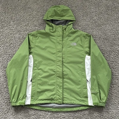Chaqueta para mujer The North Face Hyvent verde mediana cremallera completa con capucha al aire libre Foto 1 de 4