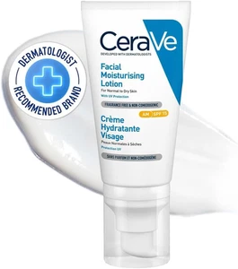 Cerave Facial Moisturising Lotion AM SPF15 52Ml, UV Protection for rmal to Dry S - Picture 1 of 6