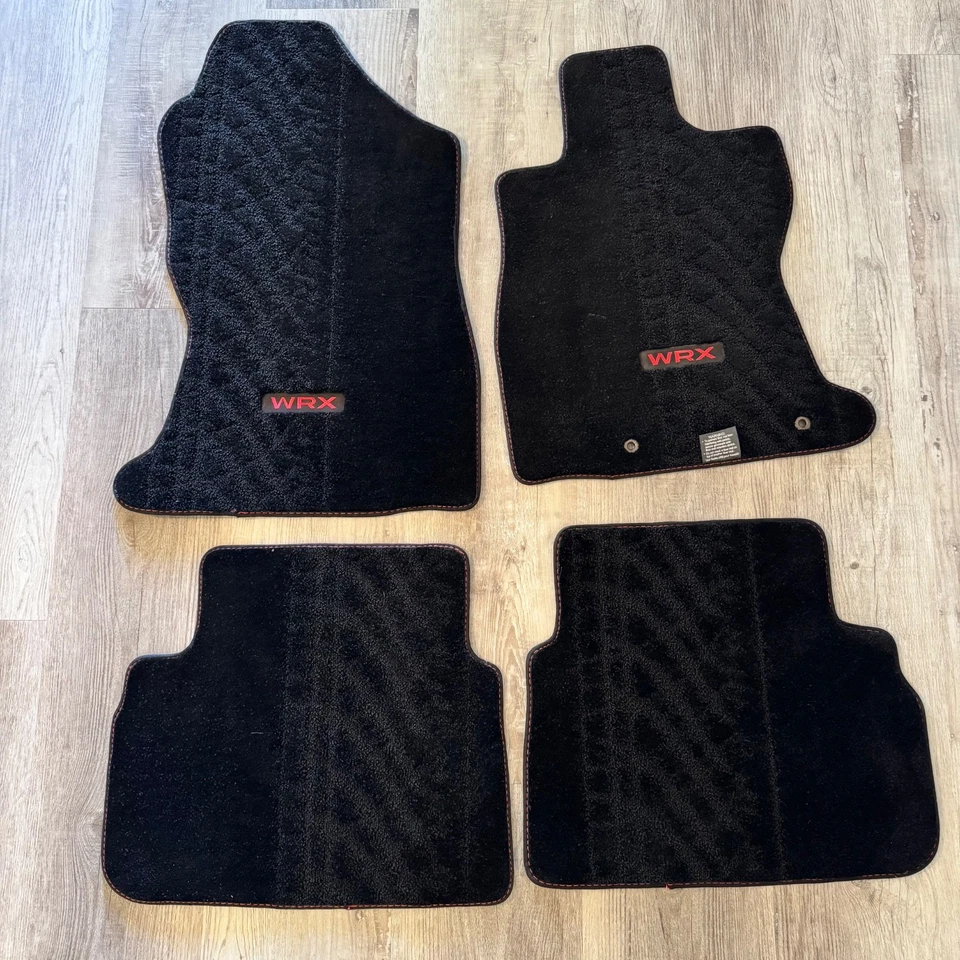 2022-2024 Subaru WRX Floor Mats Carpet OEM Factory 4pc Set Foto 1 de 4
