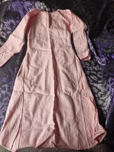 RE-ENACTMENT Medieval female style dress, natural 100% linen child size 4-5 yrs. - Picture 1 of 7