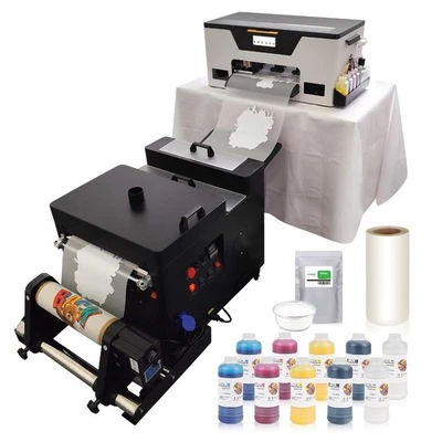 A3+ XP600 DTF Printer Includes Ink, Film, Powder, Software, Shaking Dryer