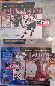 1996 Upper Deck - Wayne Gretzky - Meet the Stars - Cartas en Top Loaders - Imagen 1 de 3