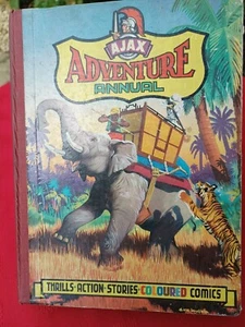 AJAX ADVENTURE ANNUAL VERY OLD RARE ITEM FULL OF STORIES SEE PICS - Picture 1 of 15