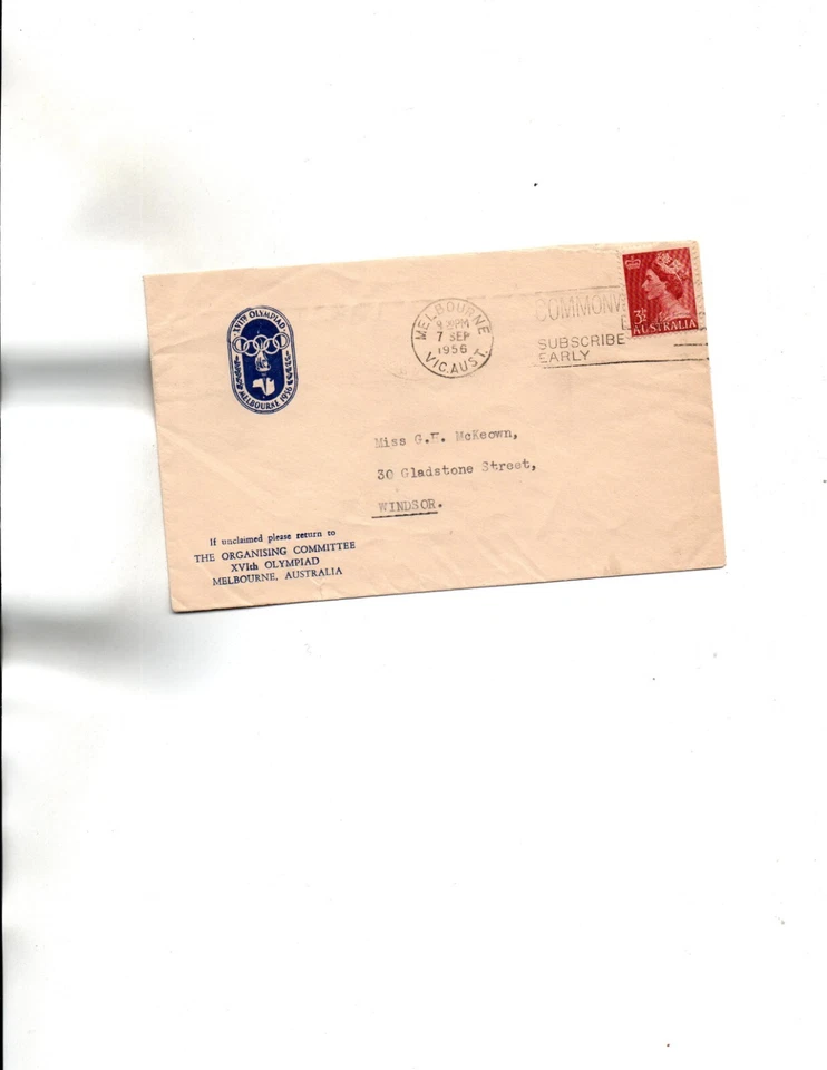 Comité Organizador Olímpico Australia 1956 Foto 1 de 1