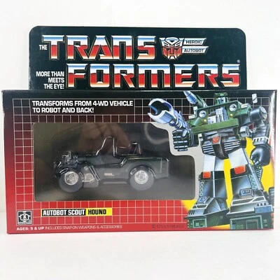 Transformers G1 Hound Autobot Scout Jeep Action Figure Reissue Toys New in Box - Image 1 of 4