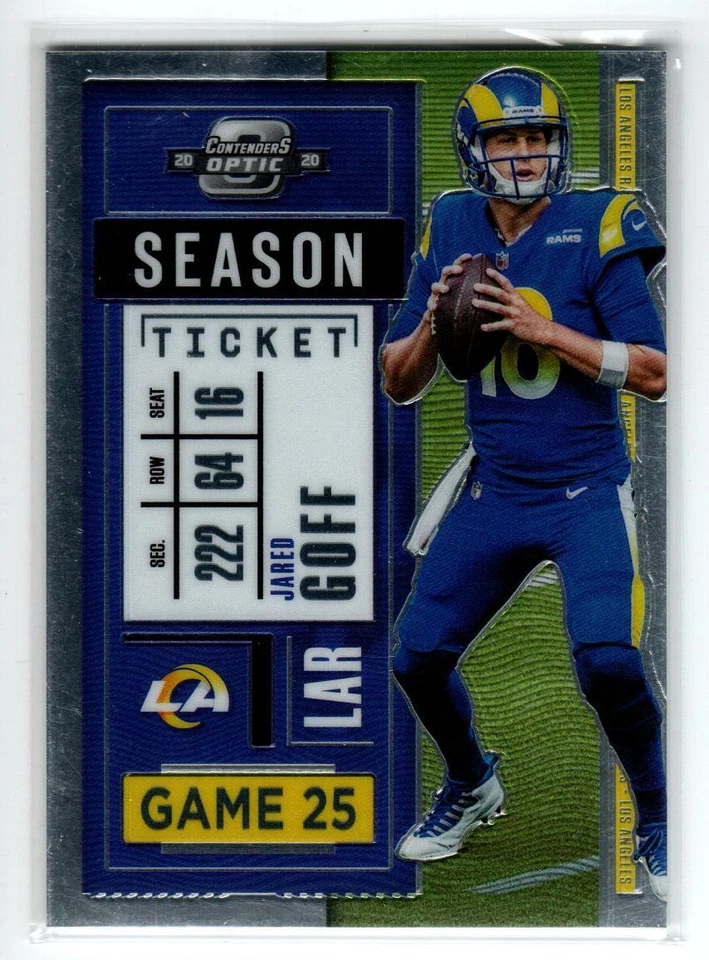 2020 Panini Contenders Optic #33 Jared Goff (ref 201695) - Image 1 of 1