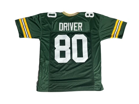 Donald Driver Unsigned Custom Green Bay Pro Style Sewn Football Jersey Size XL Cover