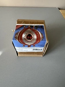 Mary Maxim Design Works 6088 Satin Ball Stunning Gem Bead Xmas Ornament Kit - Picture 1 of 2