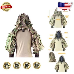 Unisex Tactical Ghillie Suit - Lightweight Ripstop with Effective Camouflage - Picture 1 of 11