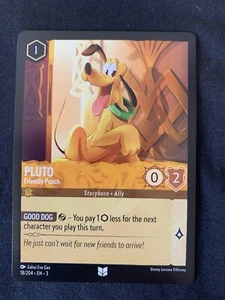 Disney Lorcana Into the Inklands Pluto UnCommon NON-FOIL 18/204 - Picture 1 of 1