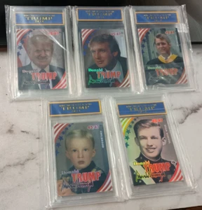 Set of 5 TRUMP Collector Cards New In Packaging 2024 Make America Great Again - Picture 1 of 10