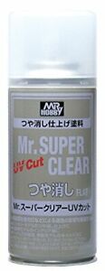 Mr. Super Clear UV Cut Flat Spray