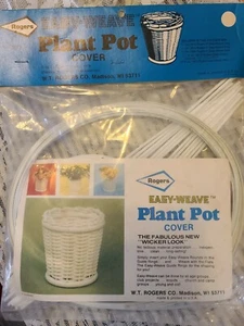 Roger's Easy-weave Plant Pot Cover Plastic Basket Kit - Picture 1 of 4